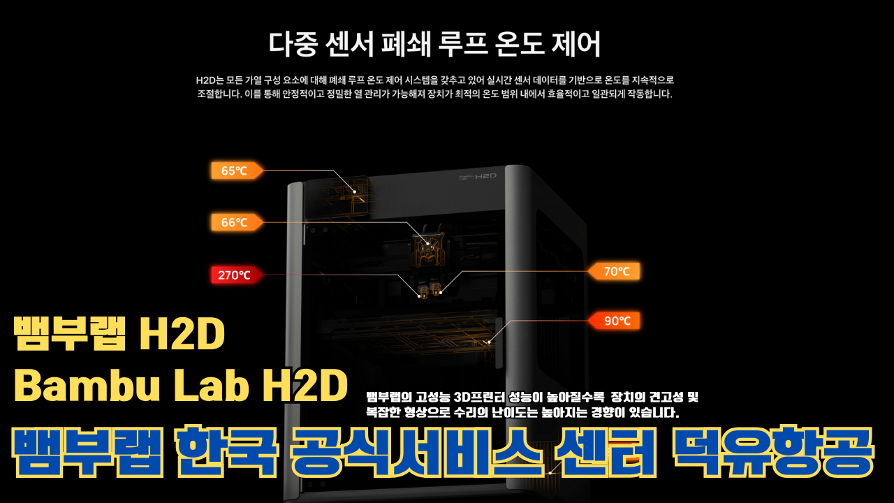 뱀부랩 H2D 3D 프린터 제품설명 #뱀부랩 #H2D #제품설명