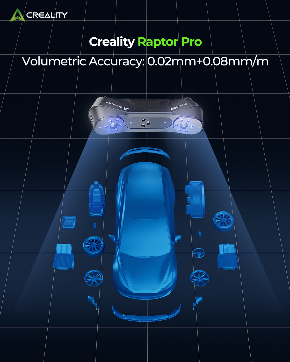 크리얼리티 랩터 프로, CREALITY Raptor PRO 3D스캐너 덕유항공에서 판매합니다.