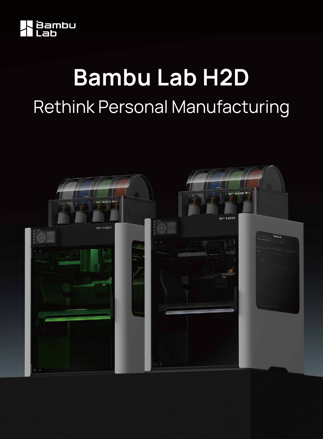 뱀부랩 H2D 산업용 3D프린터; Bambu Lab H2D 3D Printer 뱀부랩 H2D 산업용 3D프린터; Bambu Lab H2D 3D Printer