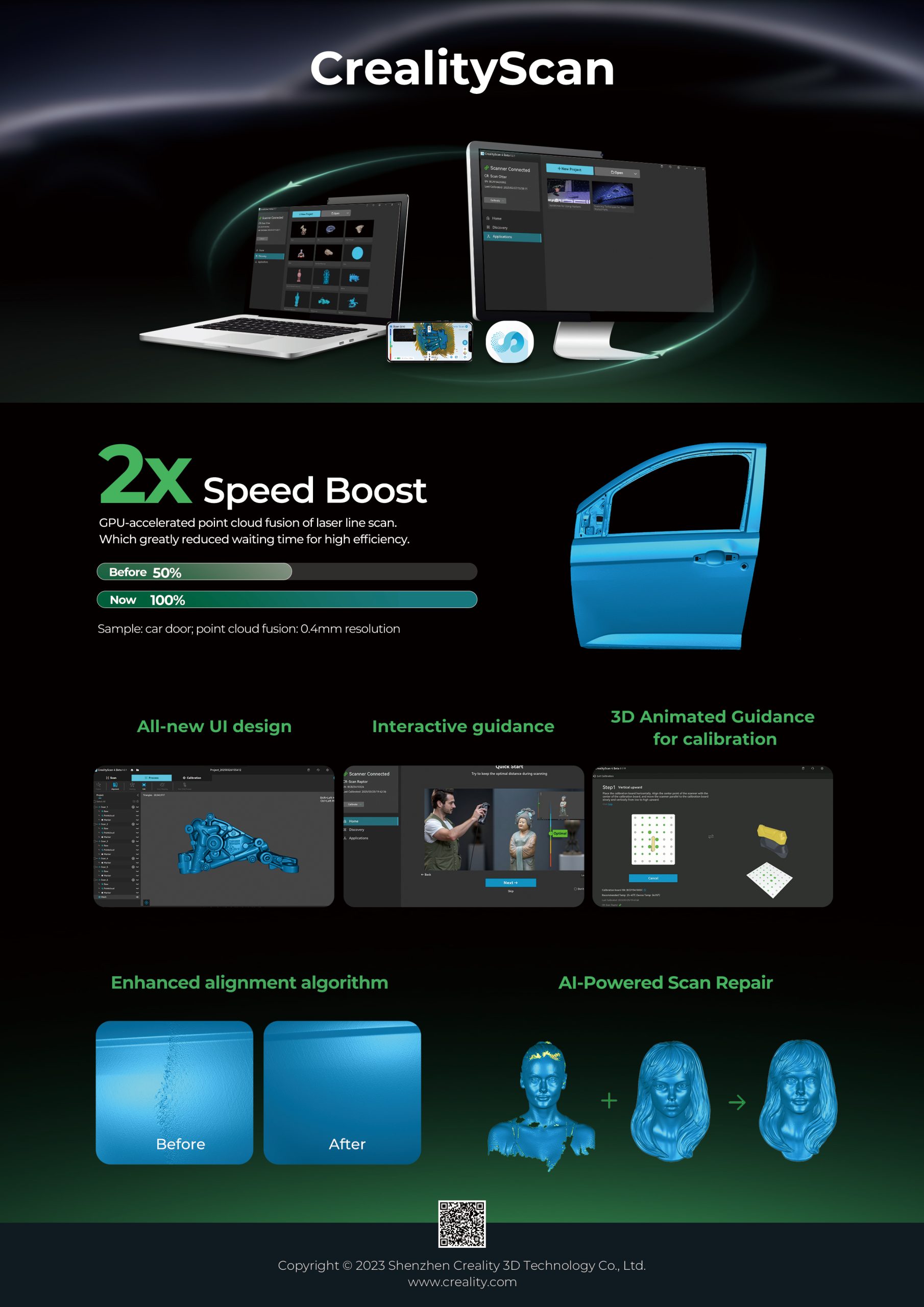크리얼리티 랩터 프로, CREALITY Raptor PRO 3D스캐너 덕유항공에서 판매합니다.