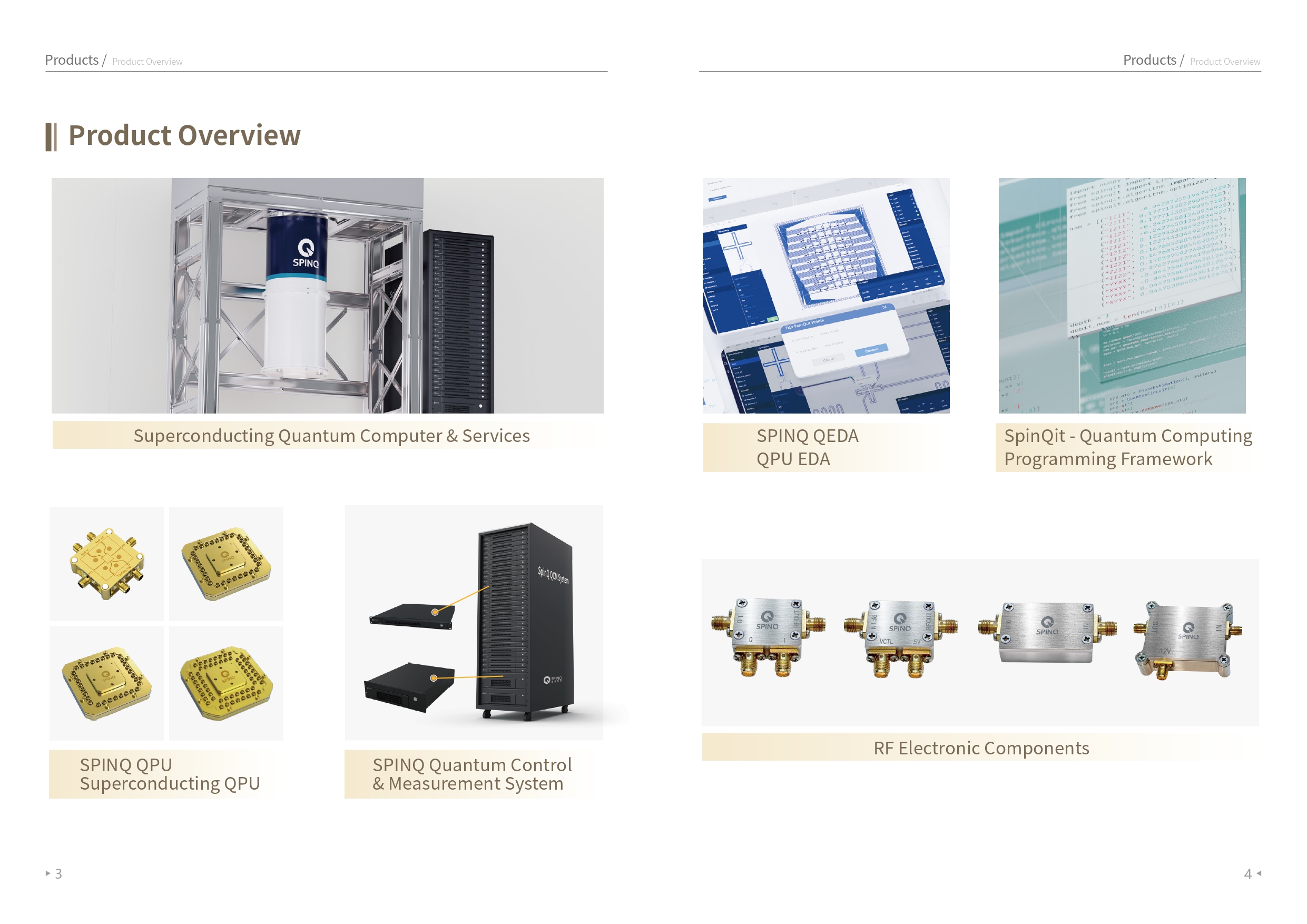 스핀큐 초전도 양자 제품 및 서비스; SpinQ Superconducting Quantum Products and Services 스핀큐 초전도 양자 제품 및 서비스; SpinQ Superconducting Quantum Products and Services
