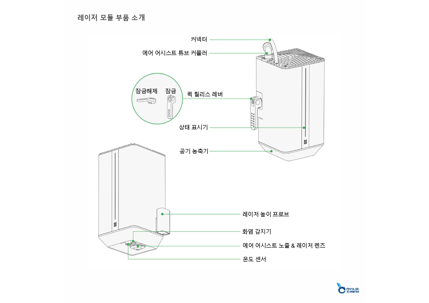 뱀부랩 H2D 레이져 모듈 40W 한글설명서, Bambu Lab H2D Laser Module 40W manual, 뱀부랩 한국 공식서비스센터 덕유항공 2년 #뱀부랩 #2년