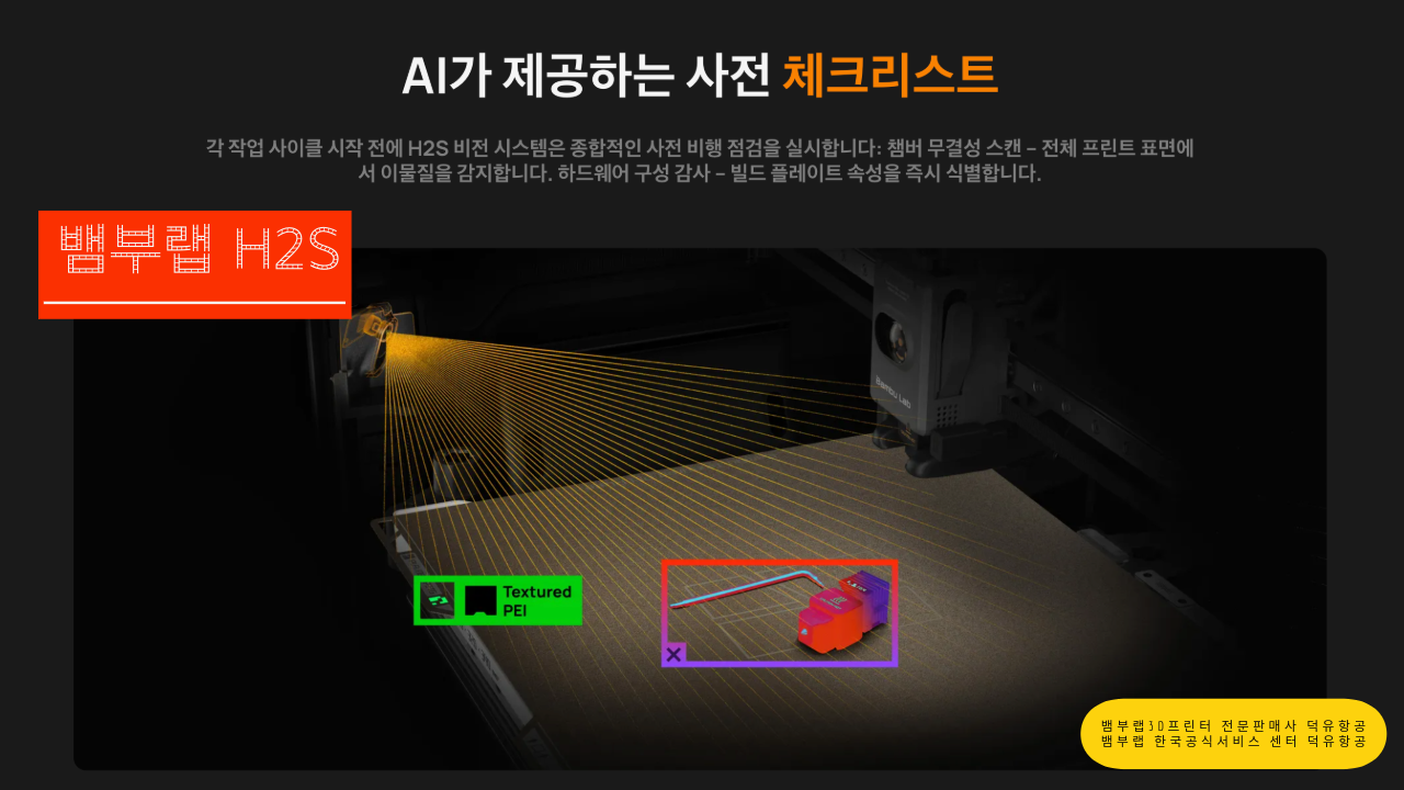 뱀부랩 H2S 3D프린터를 소개드립니다. Bambu Lab H2S 3D Printer 덕유항공