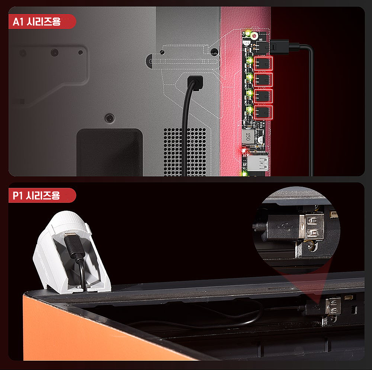 판다 노미,뱀부랩 A1시리즈 스마트 디스플레이, #BIGTREETECH Panda Knomi, Bambulab 프린터용, 맞춤형GIF #덕유항공