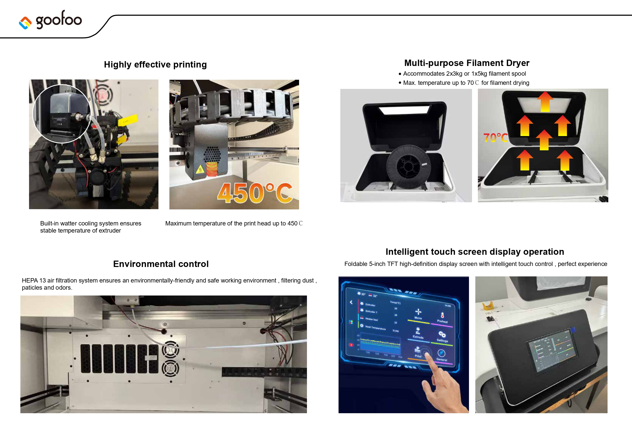 GooFoo 3D프린터 벨로 플러스 초고속 산업용 대형출력사이즈 FDM 3D프린터 #구푸 #GooFoo #Velo #Velo+ # 500mm/s