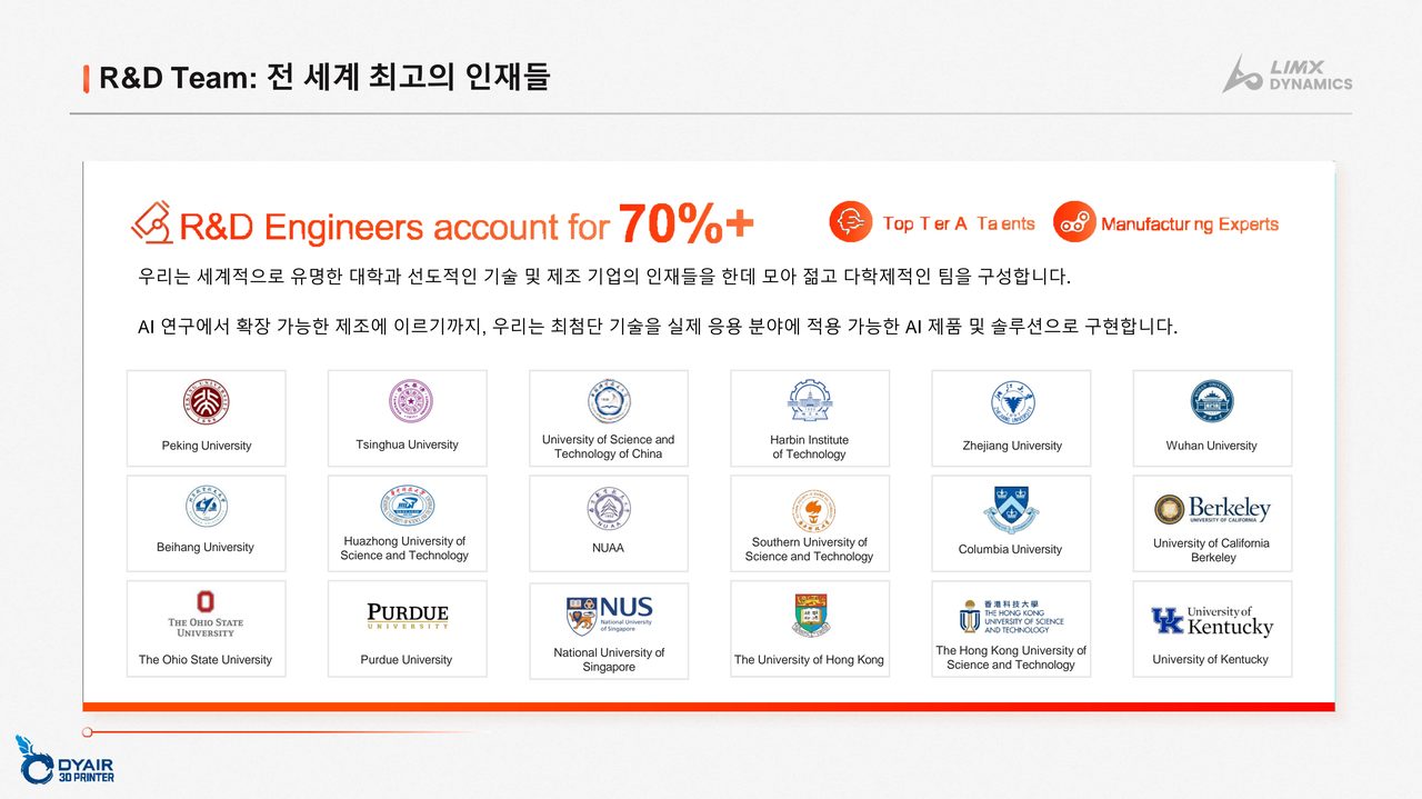 림엑스 다이내믹스 회사소개, LimX Dynamics 휴머노이드 로봇