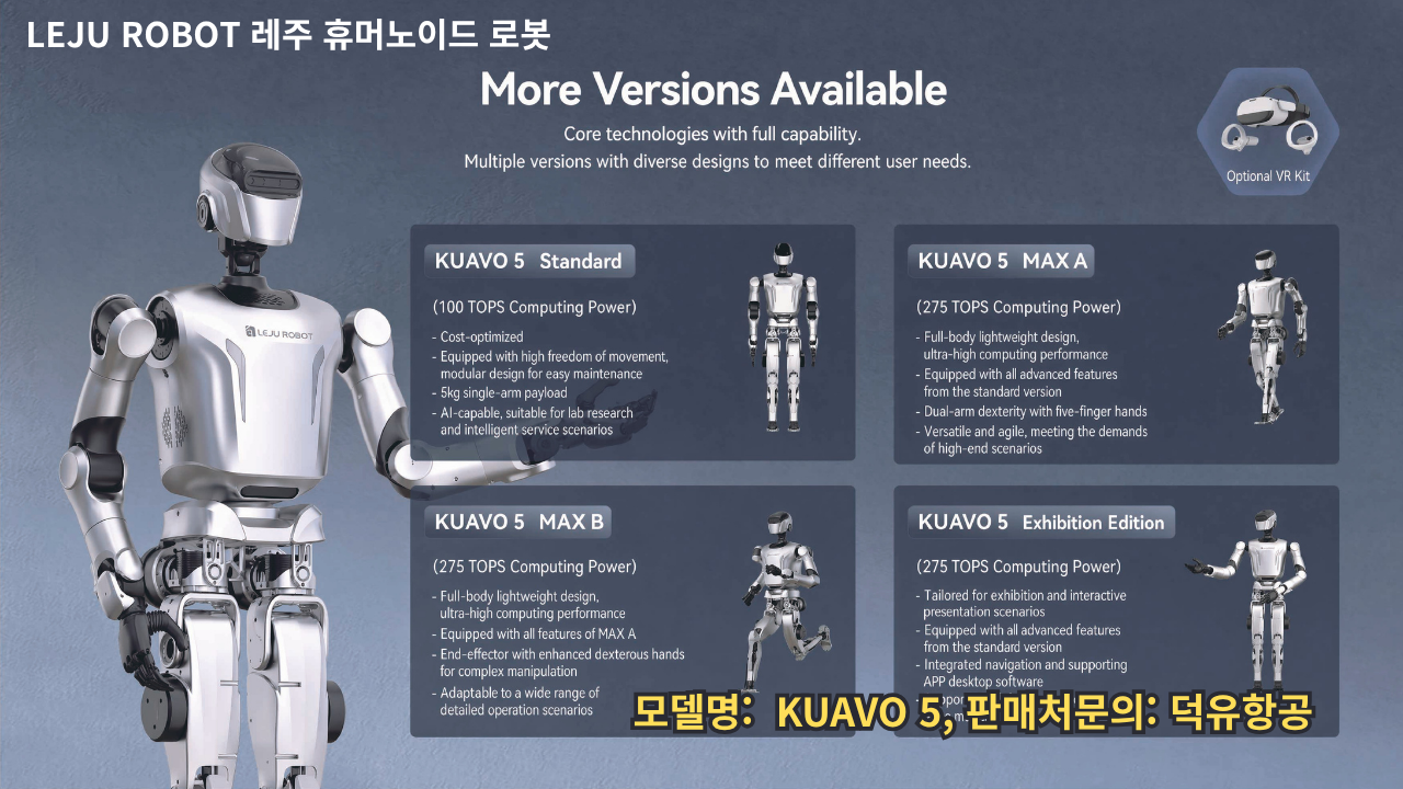 Leju Robot, 레주 휴머노이드 로봇, KUAVO 5 덕유항공