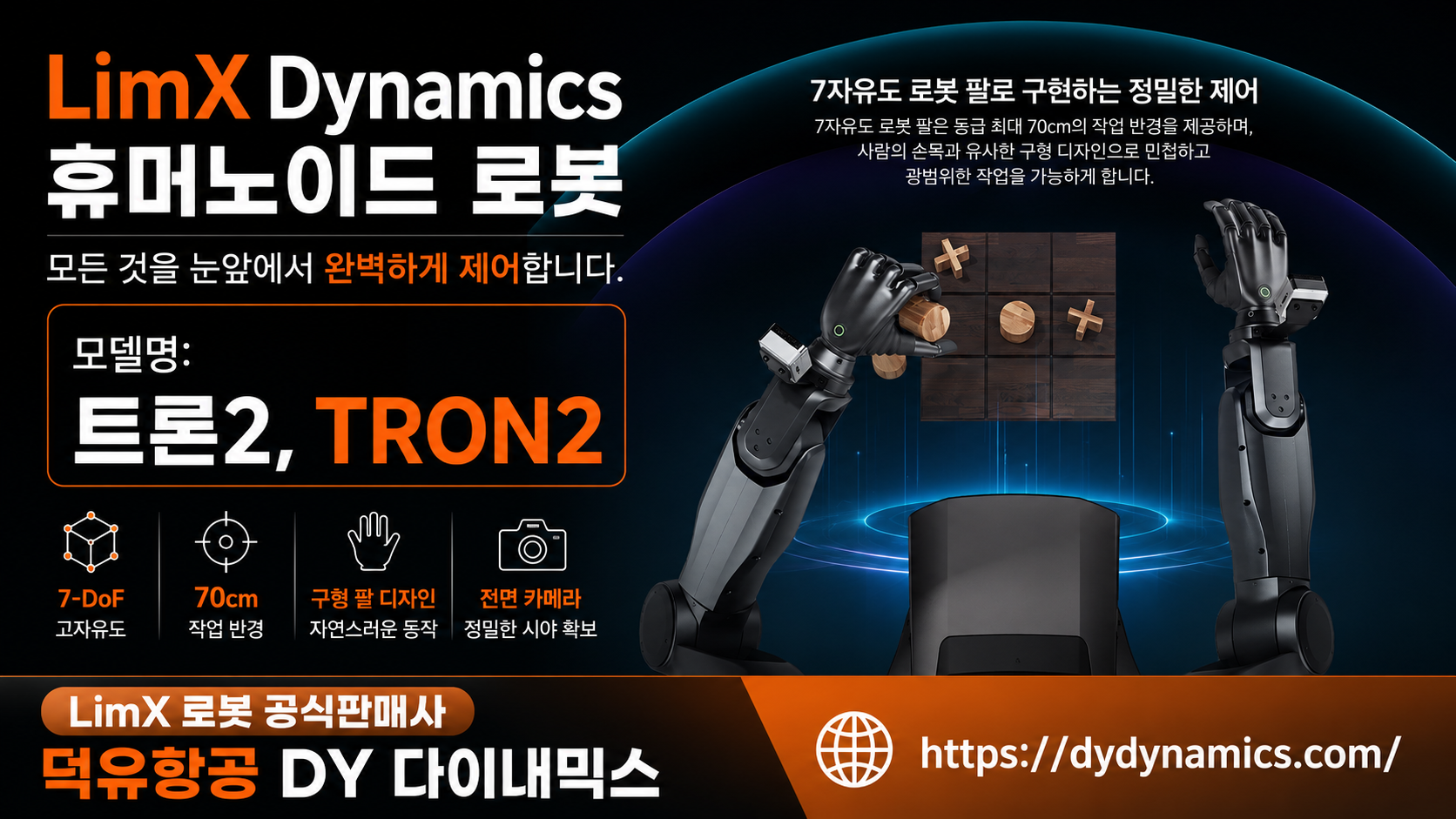 LimX Dynamics Tron2, LimX 모델명 트론2 휴머노이드 로봇을 설명하다.