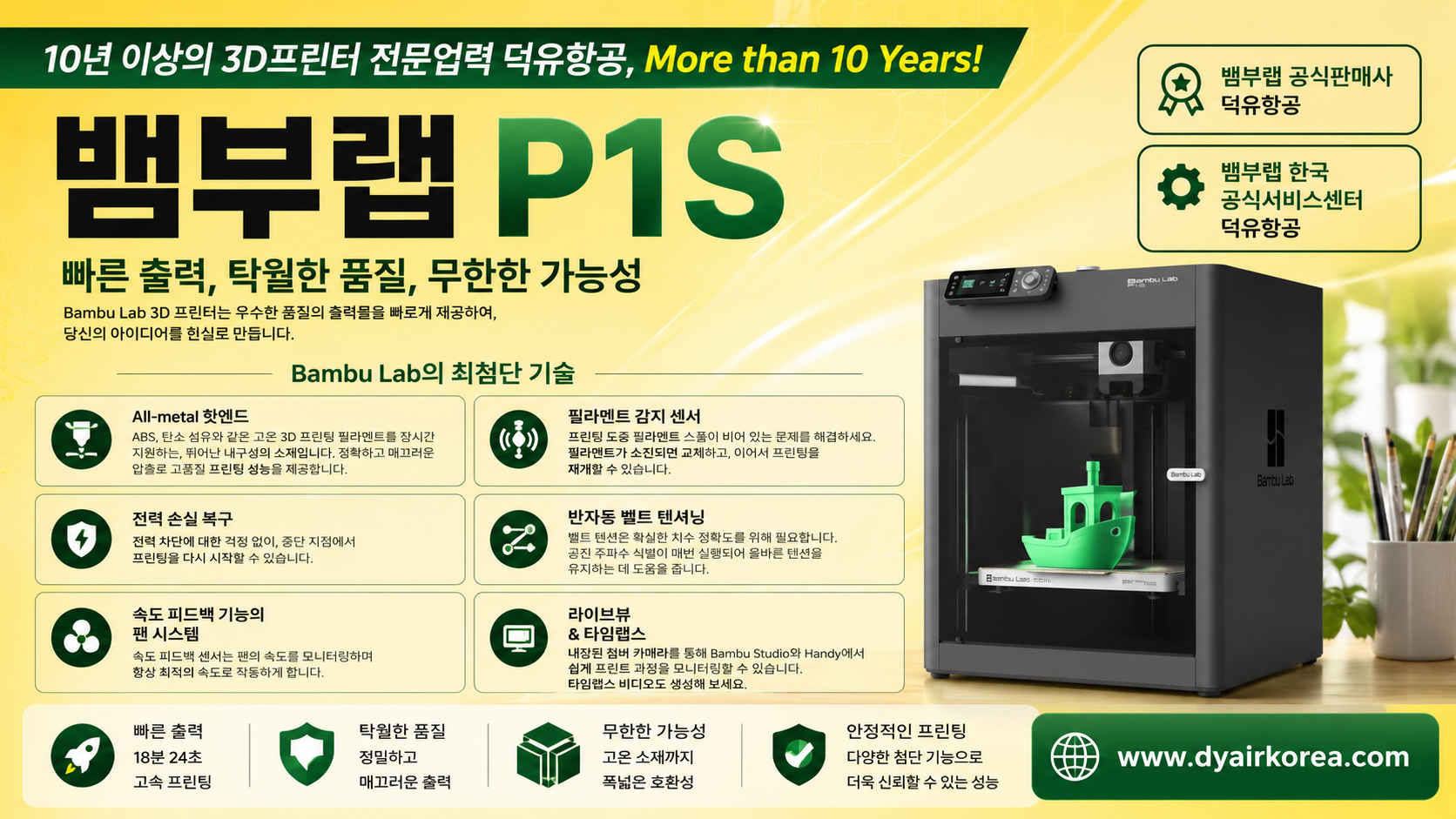 뱀부랩 P1S 3D프린터가 아직도 베스트 셀링 모델인 이유는?, Bambu Lab P1S 3D Printer