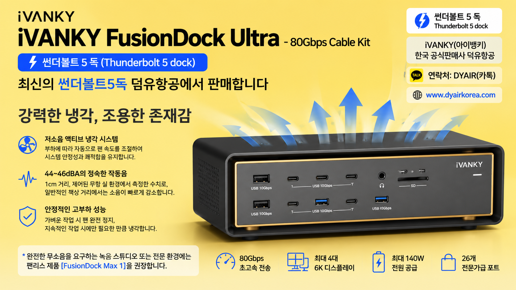 iVANKY FusionDock Ultra 썬더볼트5 독