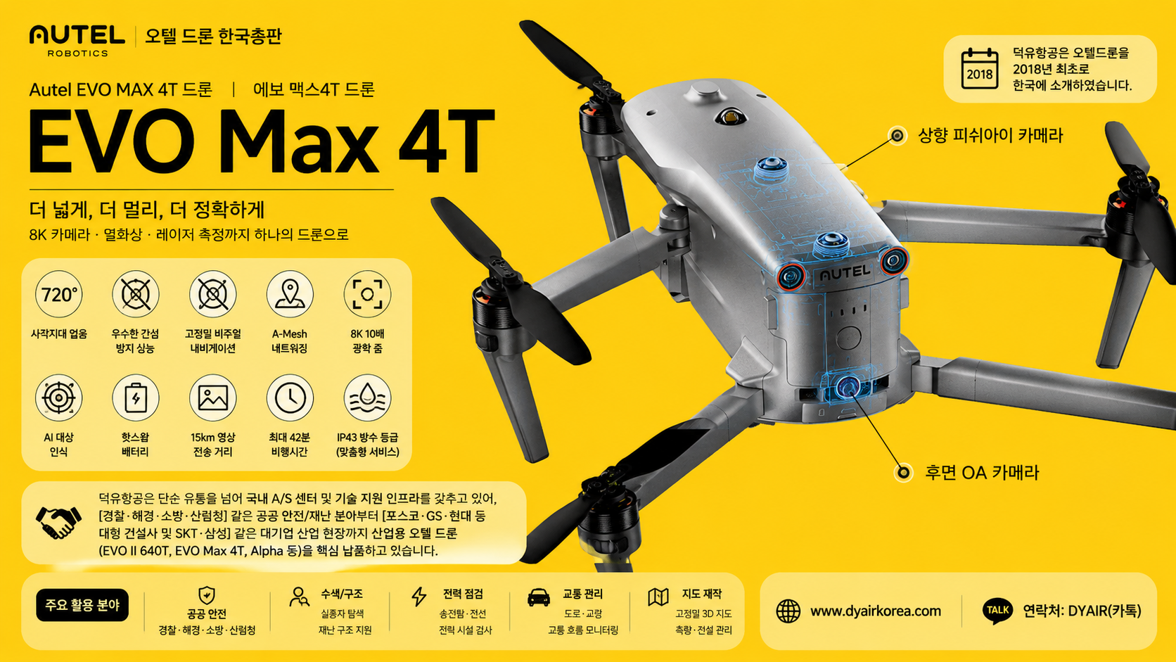 Autel EVO MAX 4T Drone, 오텔드론 맥스4T