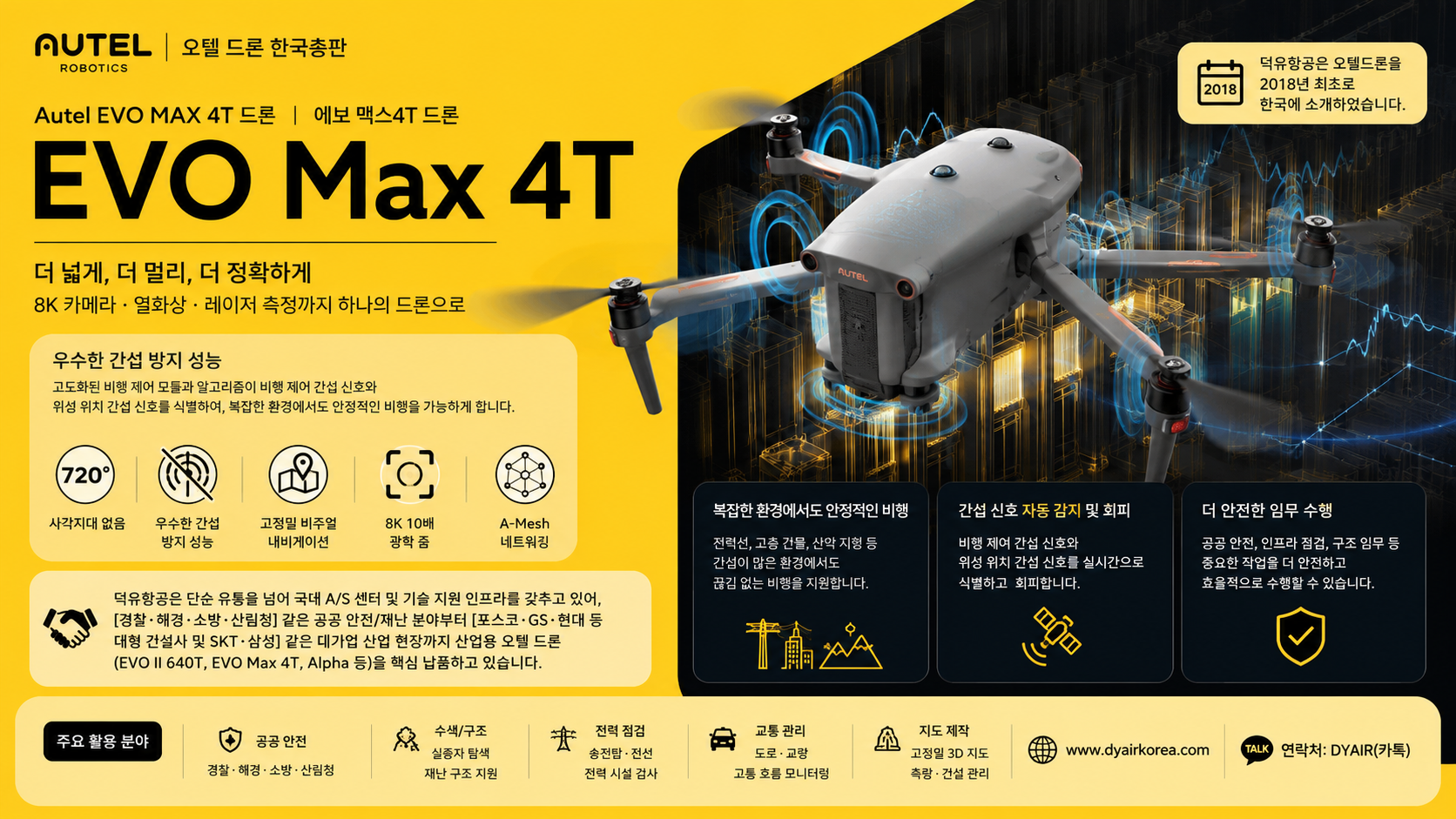Autel EVO MAX 4T Drone, 오텔드론 맥스4T