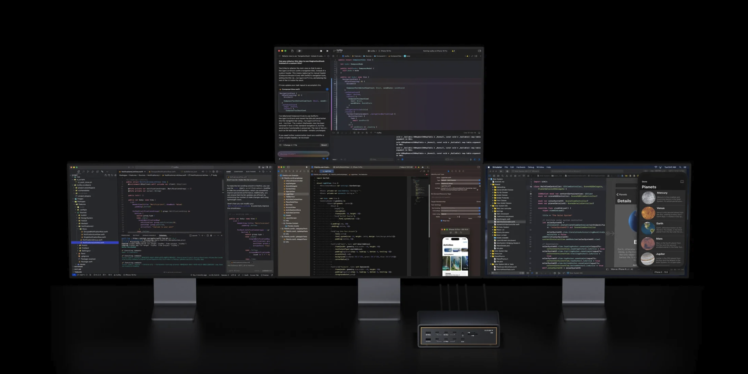 iVANKY 퓨전독 울트라(FusionDock Ultra) — 애플 실리콘 맥을 위한 최종 병기, 쿼드 디스플레이 & 10GbE 워크스테이션 도크