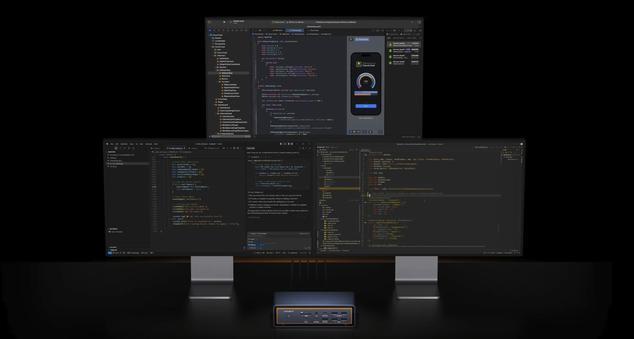 iVANKY 퓨전독 맥스 2(FusionDock Max 2) — 선더볼트 5 트리플 디스플레이 도크, 프로 워크플로우의 실용적 정답