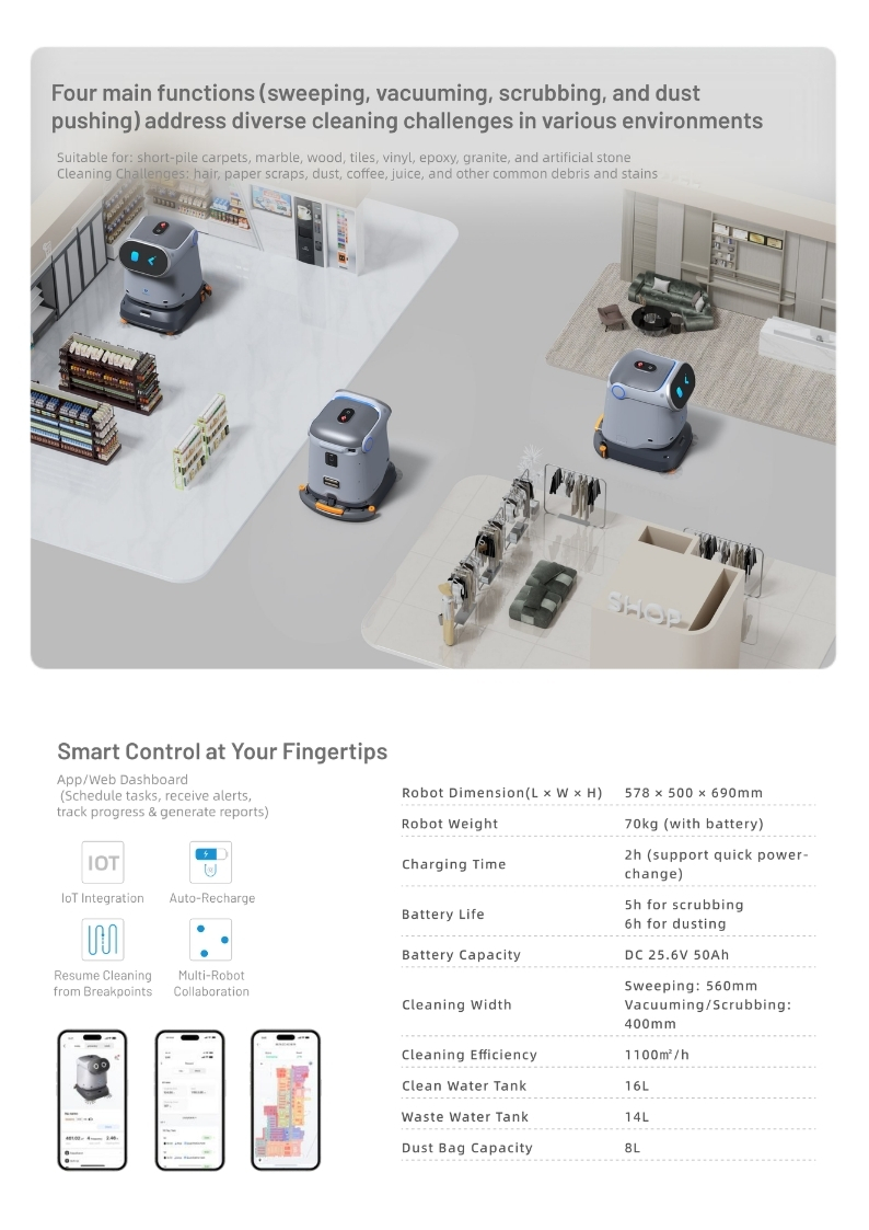 KEENON ROBOTICS 제품소개, 키논 로보틱스 청소로봇