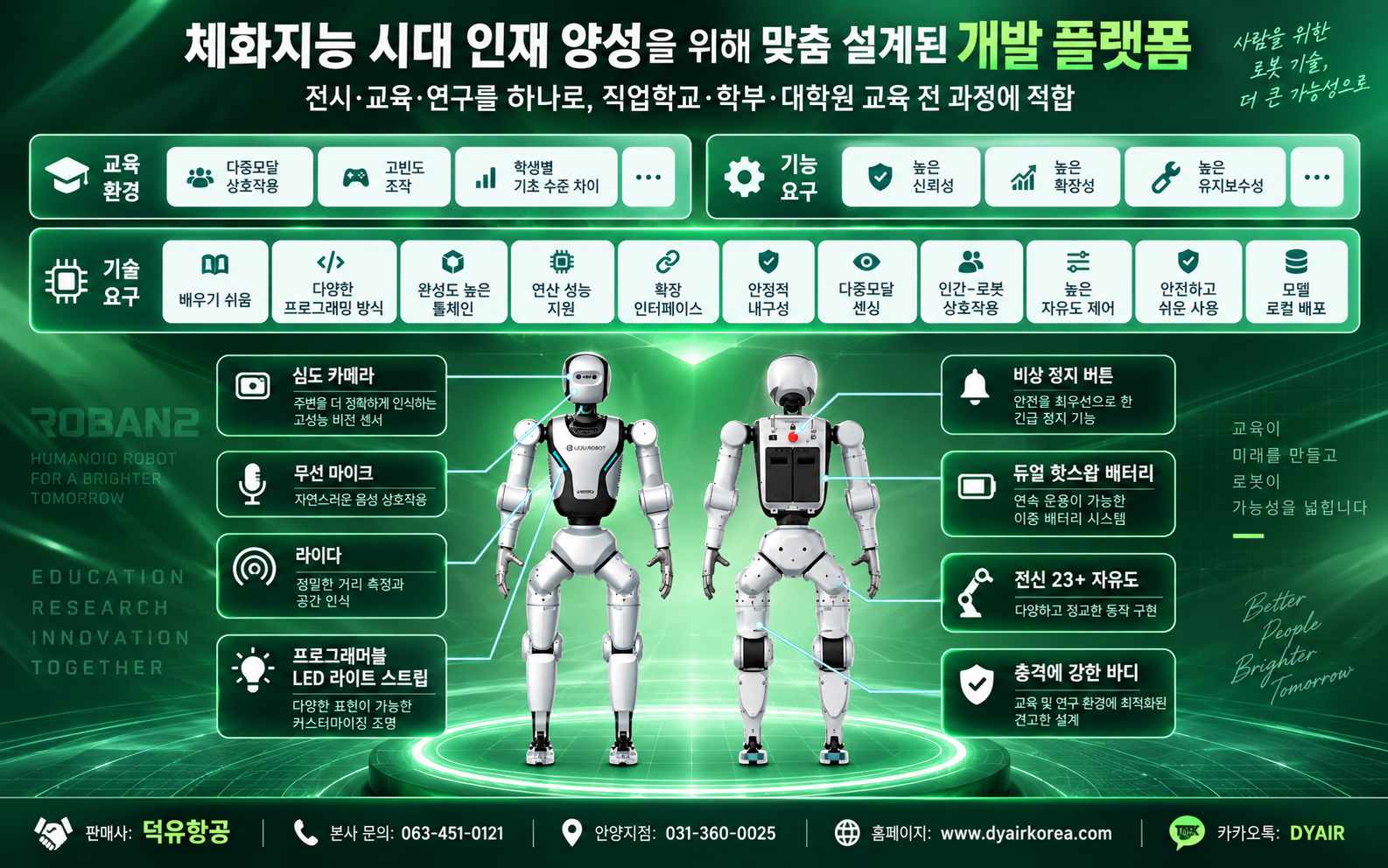 Leju ROBAN2 휴머노이드 로봇